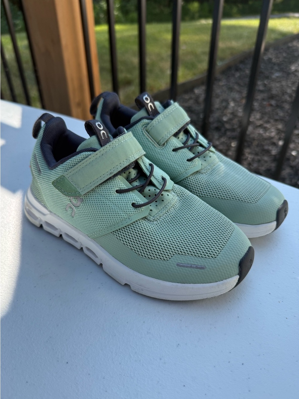 On Running Running Kids Cloud Sneaker - Mint Green